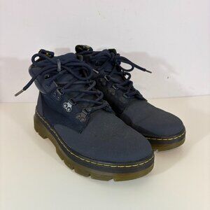 Dr Martens Rakim Navy Blue Utility Lace Up Boots US W8 M7 EU 39